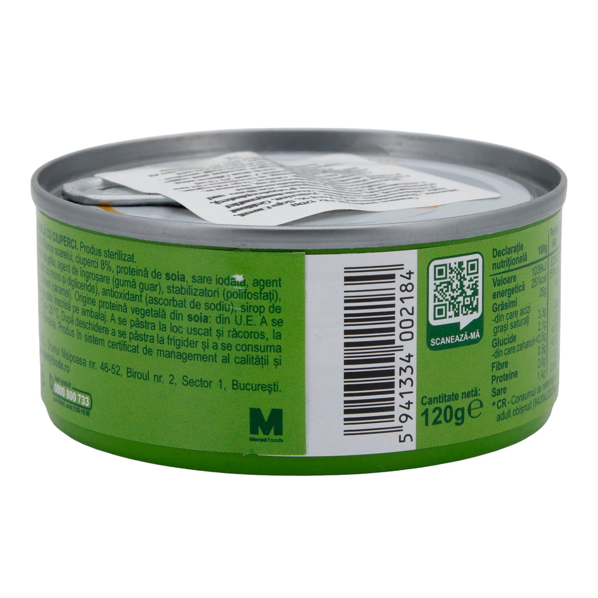 Aufstrichpaste Mandy Vegetal | Vegetarisch | Mit Pilzen | 120 g