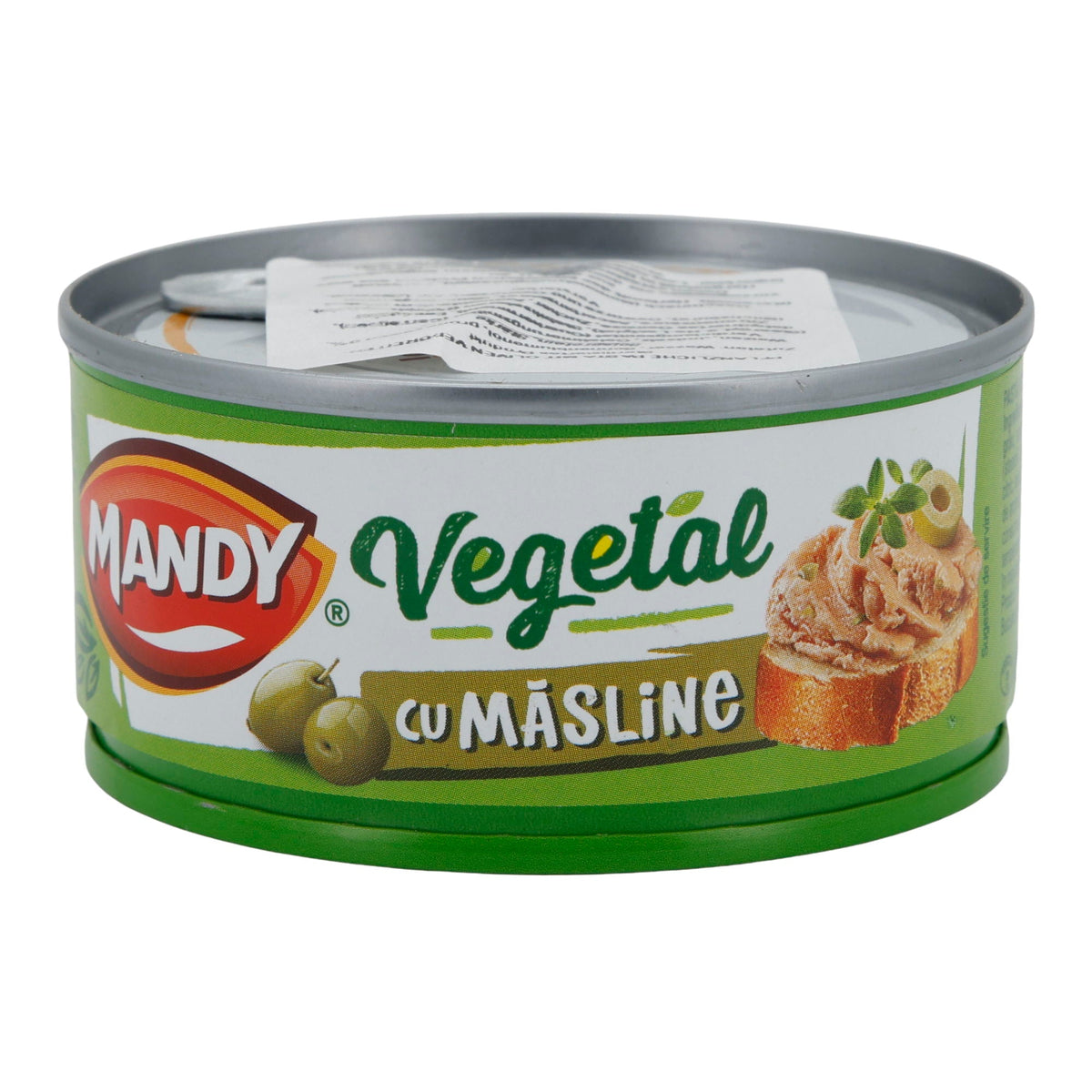 Pastă cu Măsline Mandy Vegetal | Aufstrich | Vegetarische Aufstrichpaste mit Oliven | 120 g