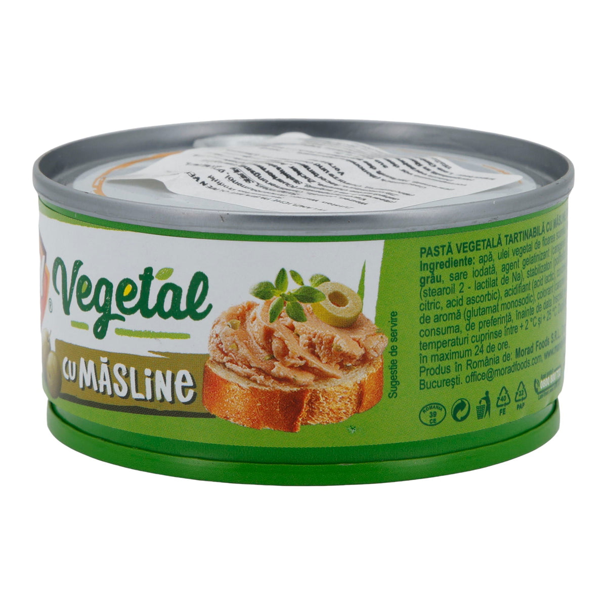 Pastă cu Măsline Mandy Vegetal | Aufstrich | Vegetarische Aufstrichpaste mit Oliven | 120 g