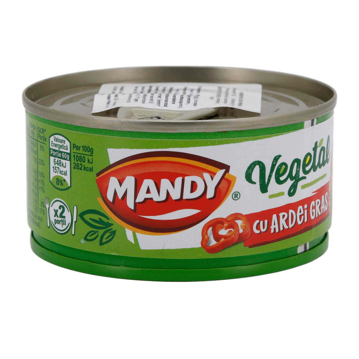 Streichcreme Mandy Vegetal | Vegetarisch | Mit Paprika | 120 g