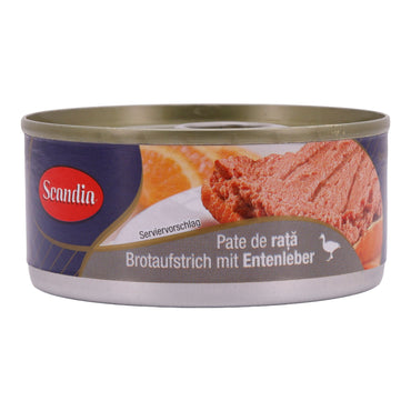 Brotaufstrich Scandia | Mit Entenleber | Aromatisch, feinste Entenleber & Gewürze | 120 g SCANDIA