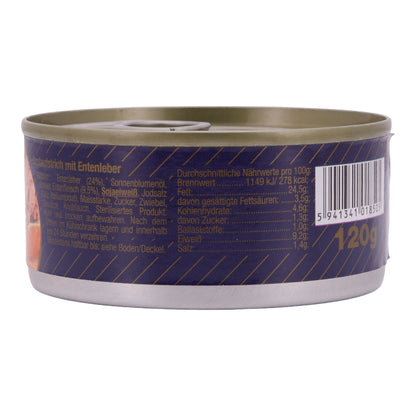 Brotaufstrich Scandia | Mit Entenleber | Aromatisch, feinste Entenleber & Gewürze | 120 g