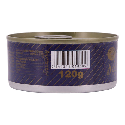 Brotaufstrich Scandia | Mit Entenleber | Aromatisch, feinste Entenleber & Gewürze | 120 g