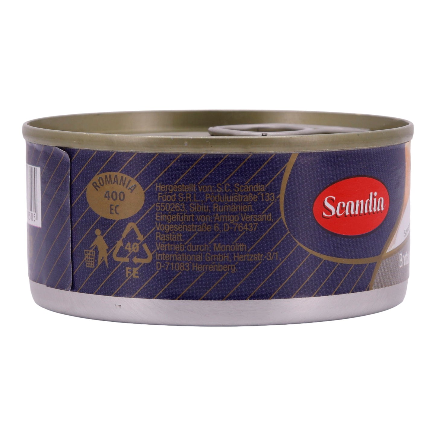 Brotaufstrich Scandia | Mit Entenleber | Aromatisch, feinste Entenleber & Gewürze | 120 g