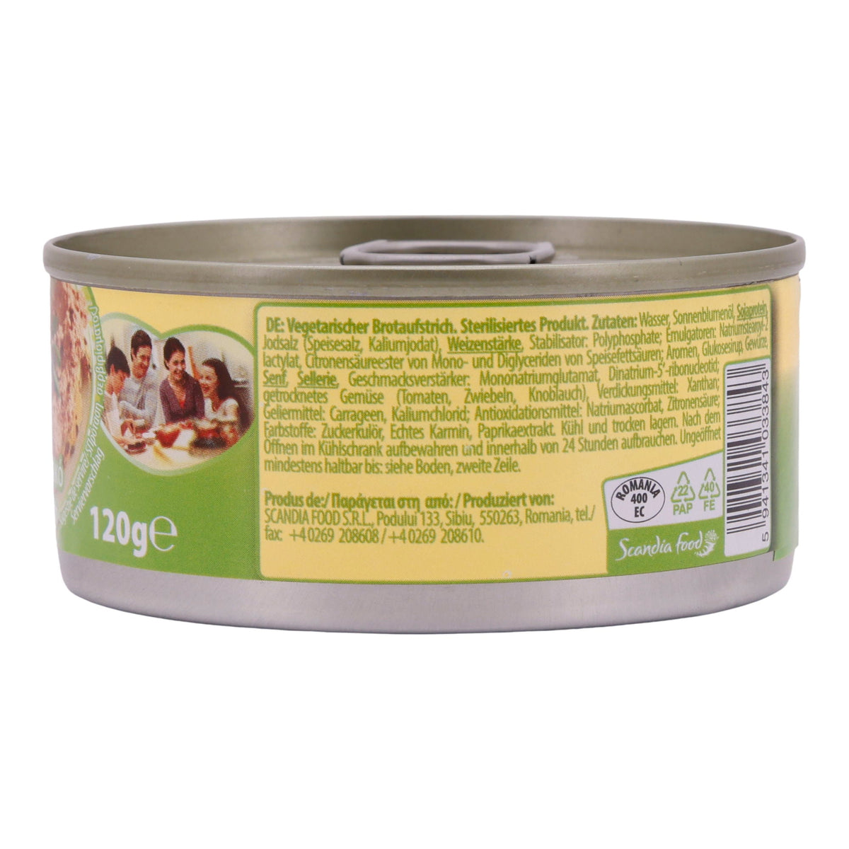 Vegetarischer Brotaufstrich Bucegi Vegetal | Aufstrich | | 120 g BUCEGI