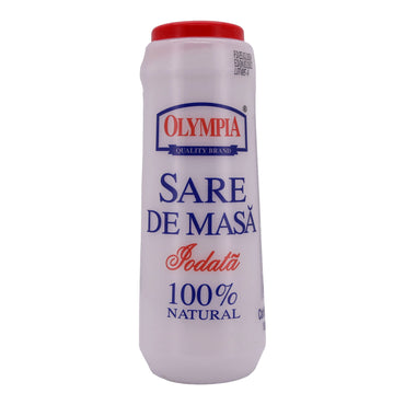 Jodiertes Speisesalz Olympia | Salz | 100 % Natürlich | 500 g OLYMPIA
