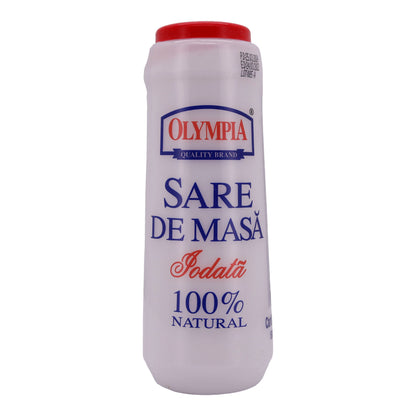 Jodiertes Speisesalz Olympia | Salz | 100 % Natürlich | 500 g