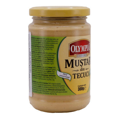 Senf Olympia | Mustar din Tecuci Clasic | Traditioneel, zonder conserveermiddelen | 300 g