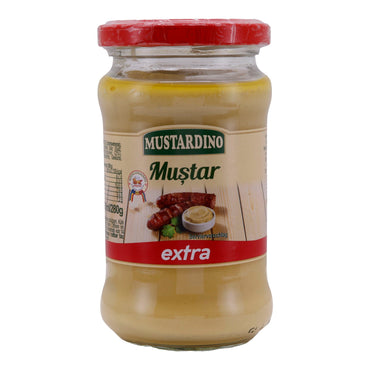 Senf Mustardino Extra | Senf | Feinster Geschmack für Ihre Gerichte | 280 g MUSTARDINO