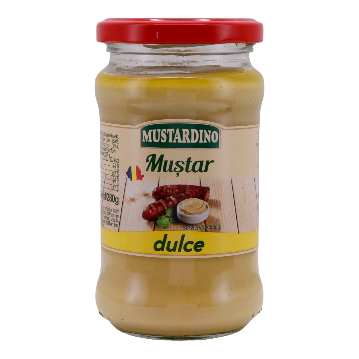 Süßer Senf Mustardino | Senf | 260 ml / 280 g MUSTARDINO