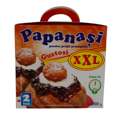 Quarkkrapfen Papanasi XXL | Fritti fritti, rumeno | Surgelato | 2 pezzi (200 g)