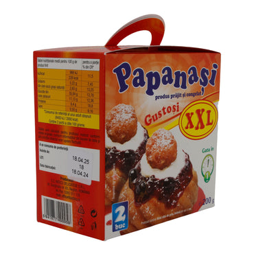 Quarkkrapfen Papanasi XXL | Fritti fritti, rumeno | Surgelato | 2 pezzi (200 g)