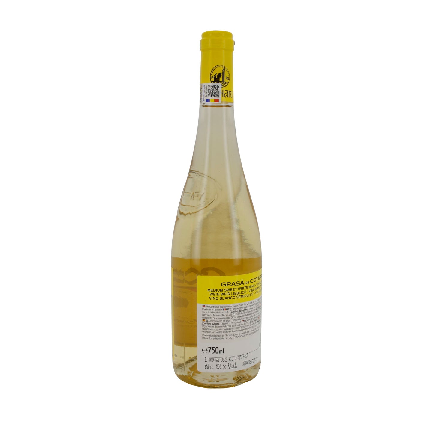Weißwein Cothari | Grasă de Cotnari | halbtrocken | Rumänien | 12 % vol | 750 ml