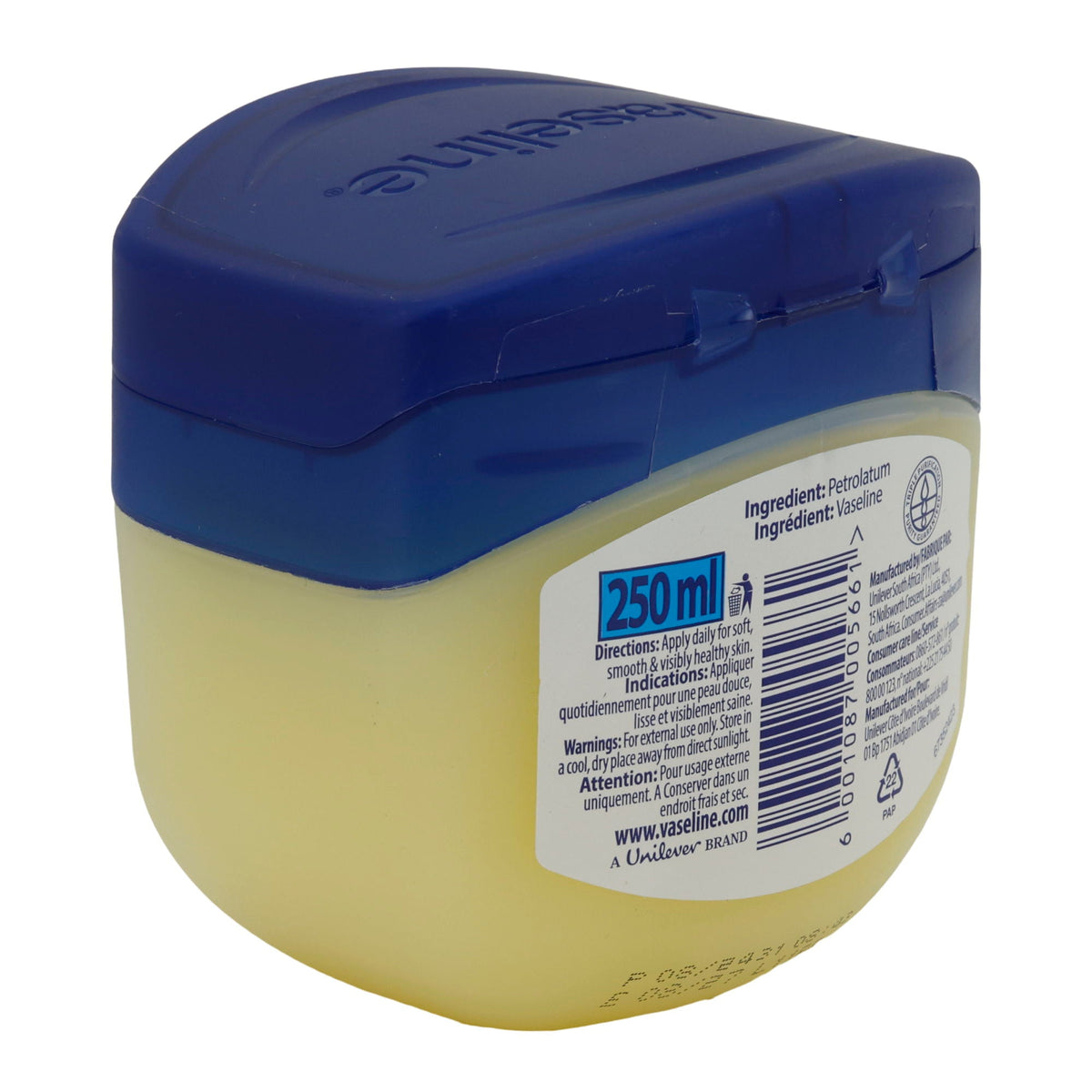 Vaseline Blueseal | Original Petroleum Jelly Creme | Salbe | 250 ml VASELINE