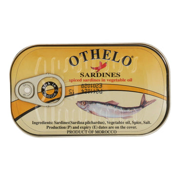 Sardinen Othelo | Fisch | scharf | eingelegt in vegetarischem Öl | 125 g OTHELO
