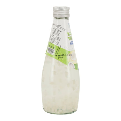 Kokos Wasser Getränk Star Fresh | Erfrischend | Mit Fruchtfleisch | 290 ml