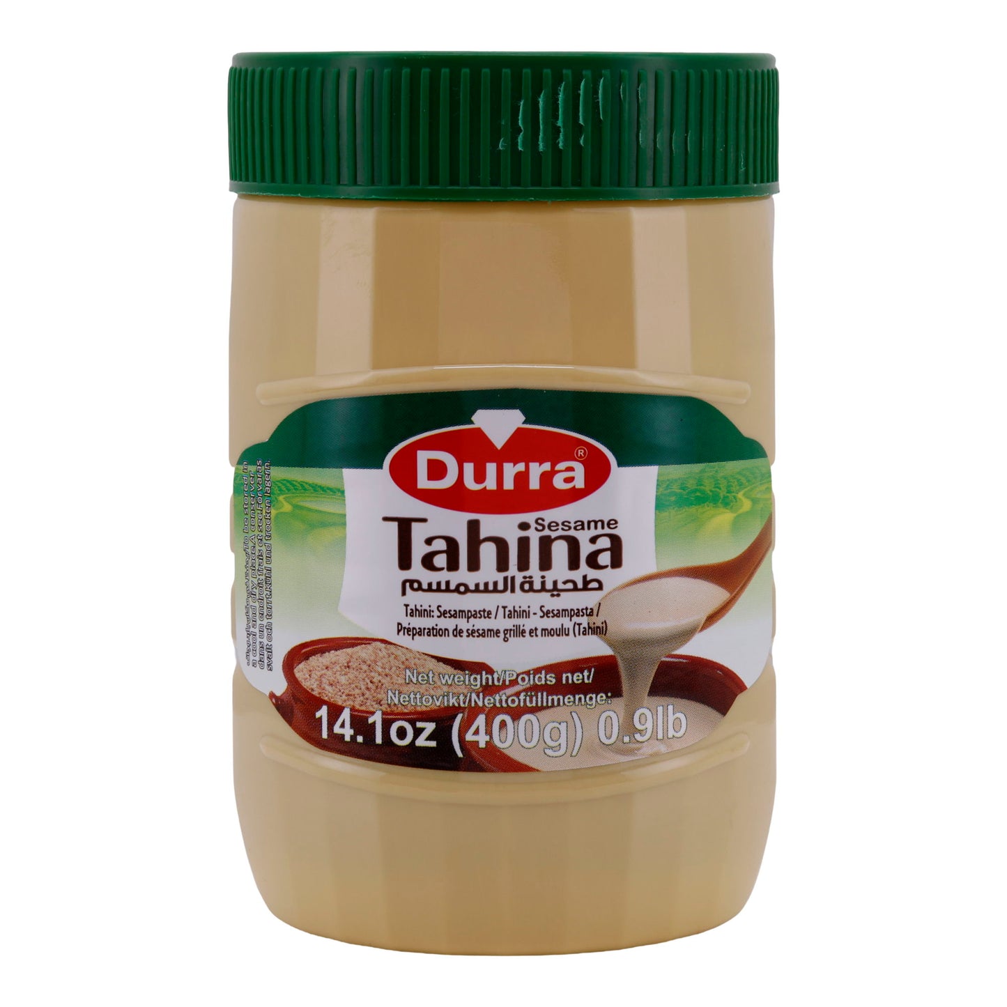 Sesampaste | Tahini | Perfekt für Dips, Soßen & Dressings, wiederverschließbar | 400 g