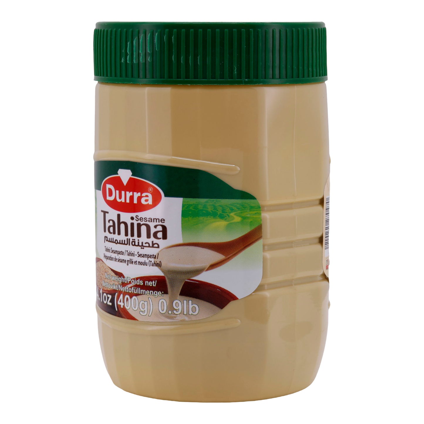 Sesampaste | Tahini | Perfekt für Dips, Soßen & Dressings, wiederverschließbar | 400 g