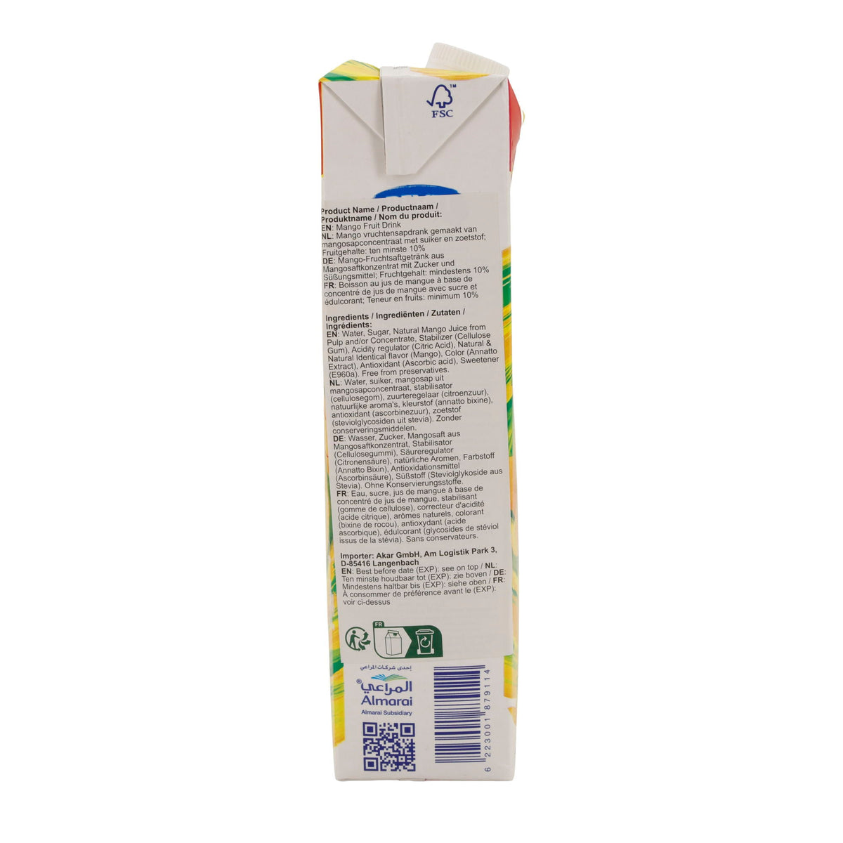 Mango-Fruchtdrink | Mit Zucker und Süßungsmittel | Beyti meyve suyu cesitleri | Erfrischungsgetränk aus Mangosaftkonzentrat  | 1 Liter Taste Your World