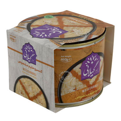 Konserve Gilan | Persian Oatmeal | Weizenbrei mit Fleisch, ohne Konservierungsstoffe | 460 g