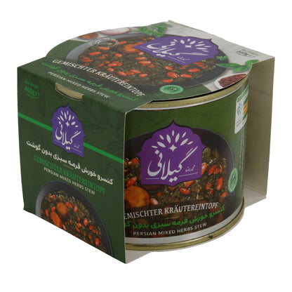 Gemengde kruidensoep (Ghormeh Sabzi bonen)