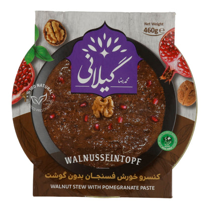 Gilani Walnusseintopf | Fesenjan ohne Fleisch | Vegan | 460 g