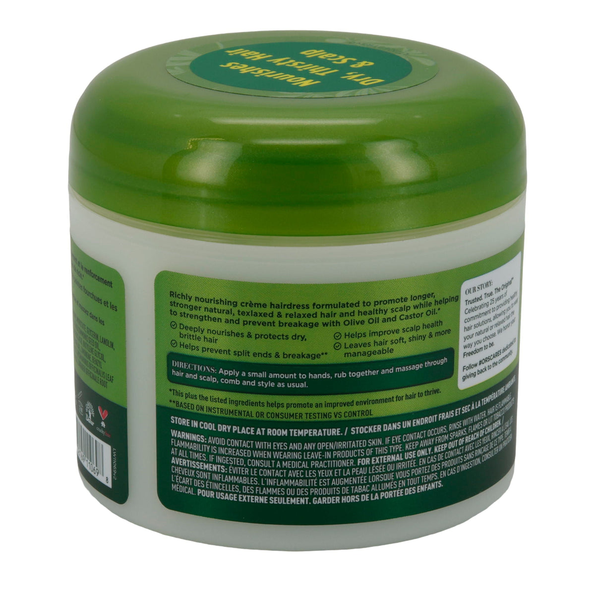 Crème ORS Olive Oil Fortifying Hair Crème | Geschmeidiges Haar | Mit Rizinus- und Olivenöl | 226 g