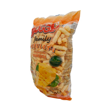 Pufuleti Buggy Family | Knusprig mit Käsegeschmack | Perfekter Snack für die ganze Familie | 150 g
