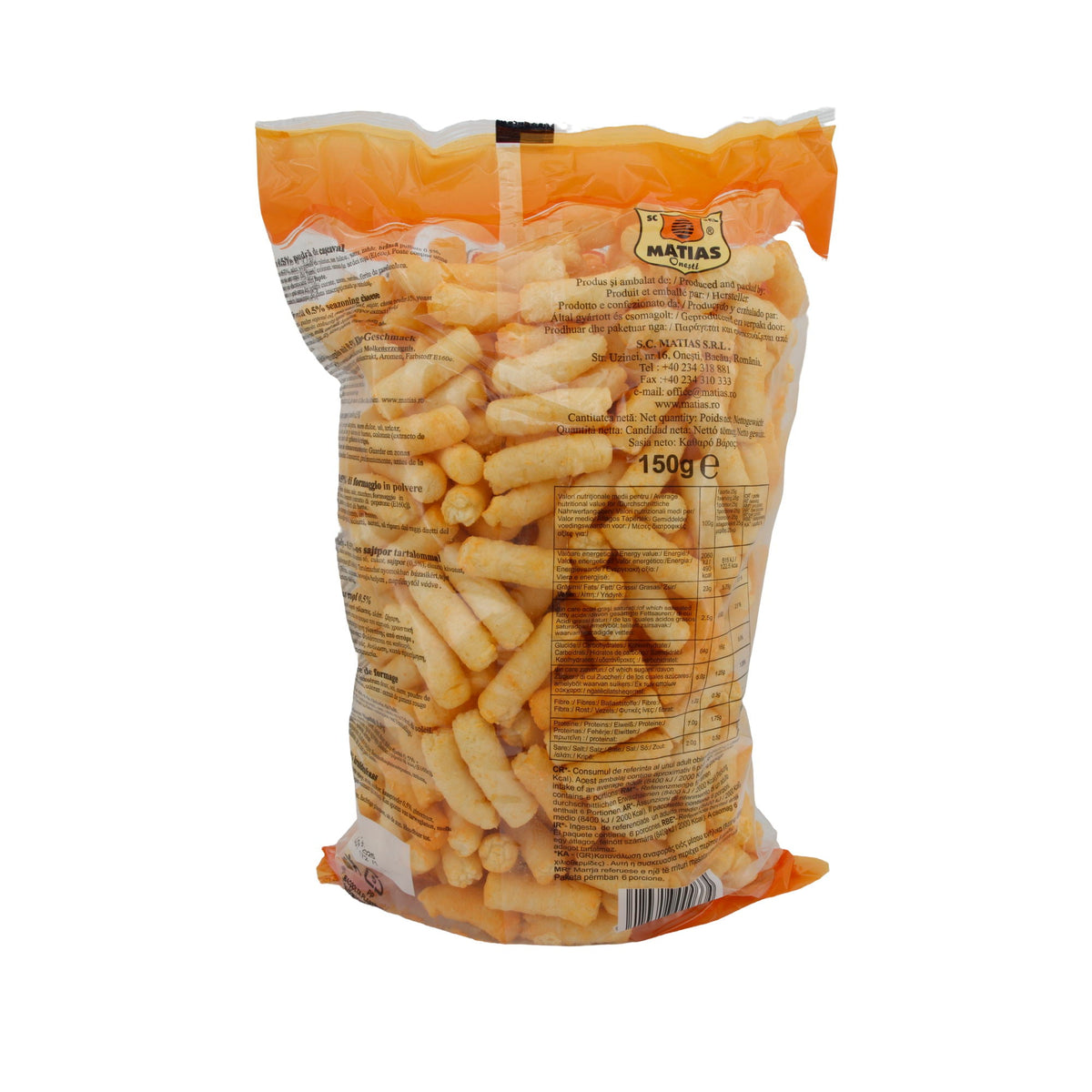 Pufuleti Buggy Family | Knusprig mit Käsegeschmack | Perfekter Snack für die ganze Familie | 150 g |