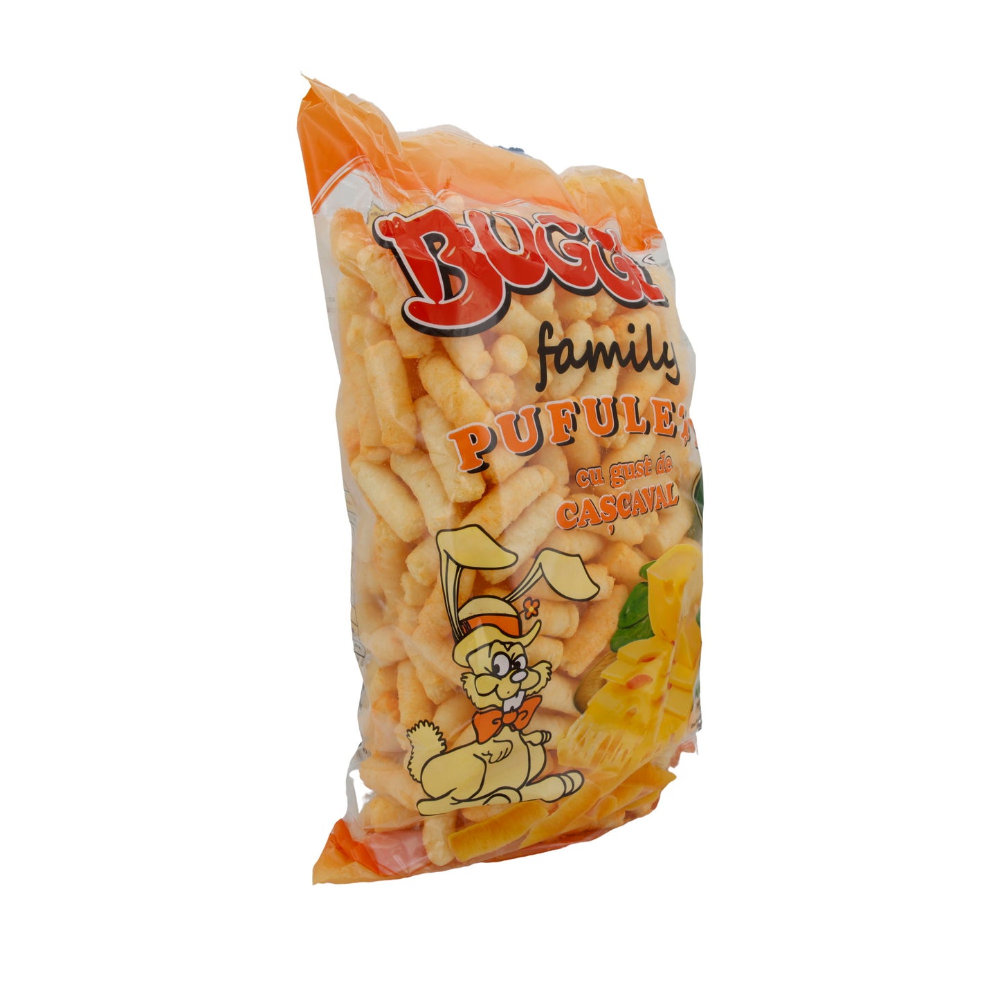 Pufuleti Buggy Family | Knapperig met kaassmaak | Perfecte snack voor het hele gezin | 150 g