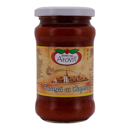 Preparazione di Verdure Zacuscă | Zacuscă con Funghi | Preparazione Tradizionale con Champignon | 300 g