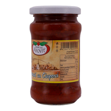Preparazione di Verdure Zacuscă | Zacuscă con Funghi | Preparazione Tradizionale con Champignon | 300 g