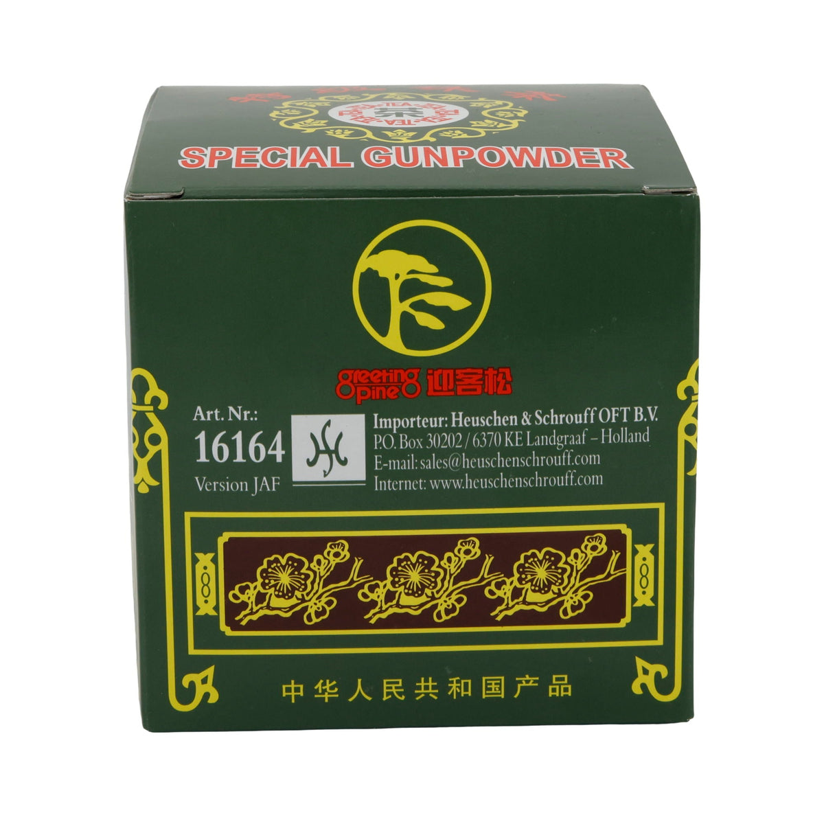 Tee Greeting Pine | Special Gunpowder | hochwertiger grüner Tee aus China | 250 g GREETING PINE