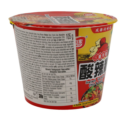 Instant Vermicelli Bai Jia Hi A Kuan | Glasnoedels | Pittig Heet | 105 g