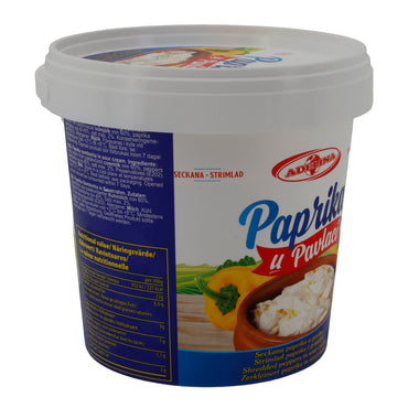 Balkan-Paprika Adelina Paprika u Pavlaci | Paprika in Sauerrahm | Traditionell, cremig | 800 g