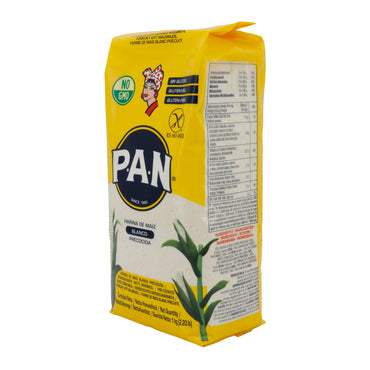 Maismeel P.A.N. | Wit Maismeel | Voorgekookt & Glutenvrij, Perfect voor Arepas | 1 kg