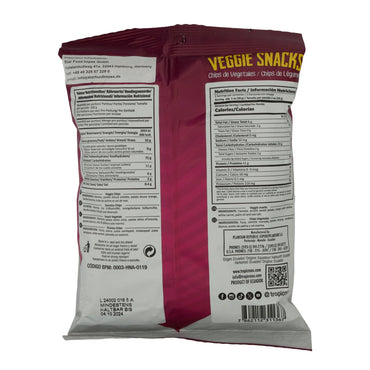 Veggie Snacks TropicMax | Knusprige Gemüsechips | Aus Süßkartoffeln, Cassava und Karotten | 57 g