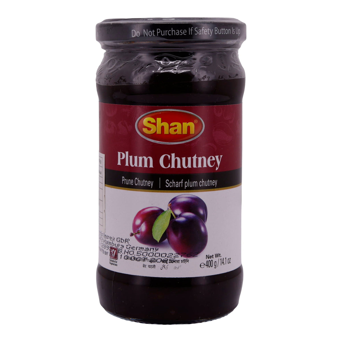 Plum Chutney Shan | Chutney | Würziges Pflaumen-Chutney | 400 g SHAN