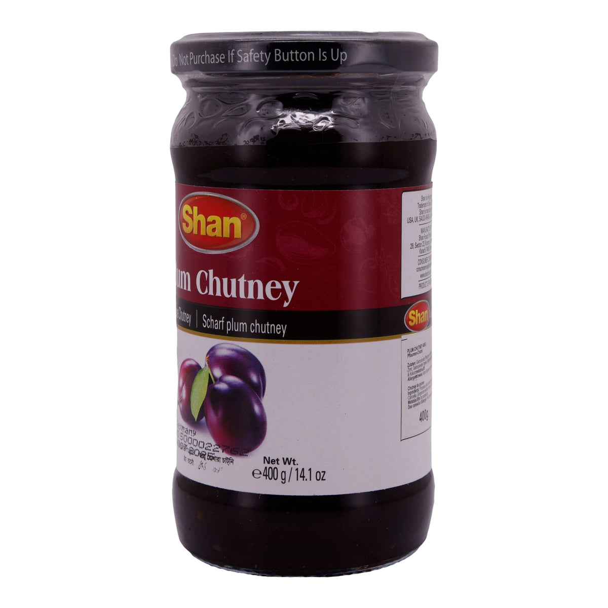Plum Chutney Shan | Chutney | Würziges Pflaumen-Chutney | 400 g SHAN