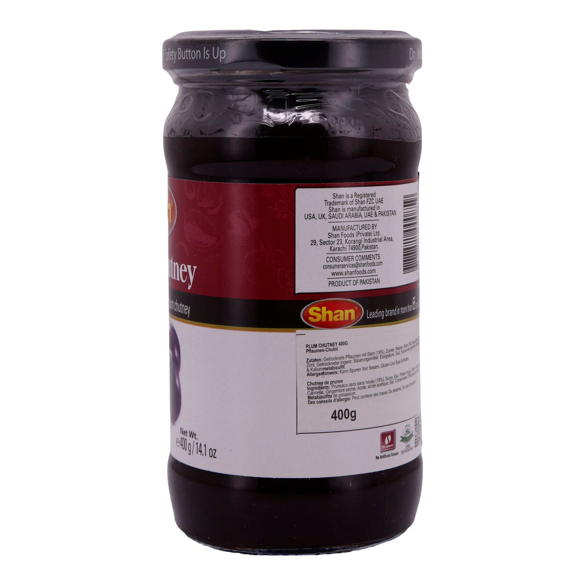 Plum Chutney Shan | Chutney | Würziges Pflaumen-Chutney | 400 g SHAN