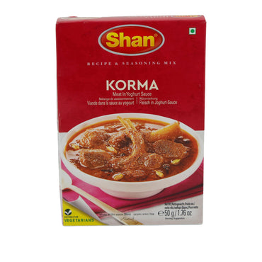 Gewürzmischung Shan | Korma | Für Fleisch in Joghurt-Sauce | 50 g SHAN