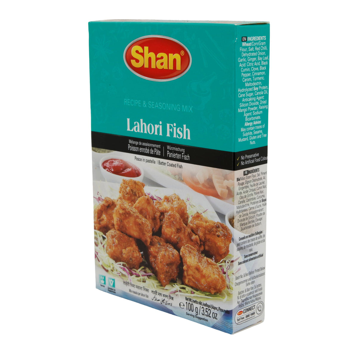 Gewürzmischung Shan | Lahori Fish | Für panierten Fisch | 100 g SHAN