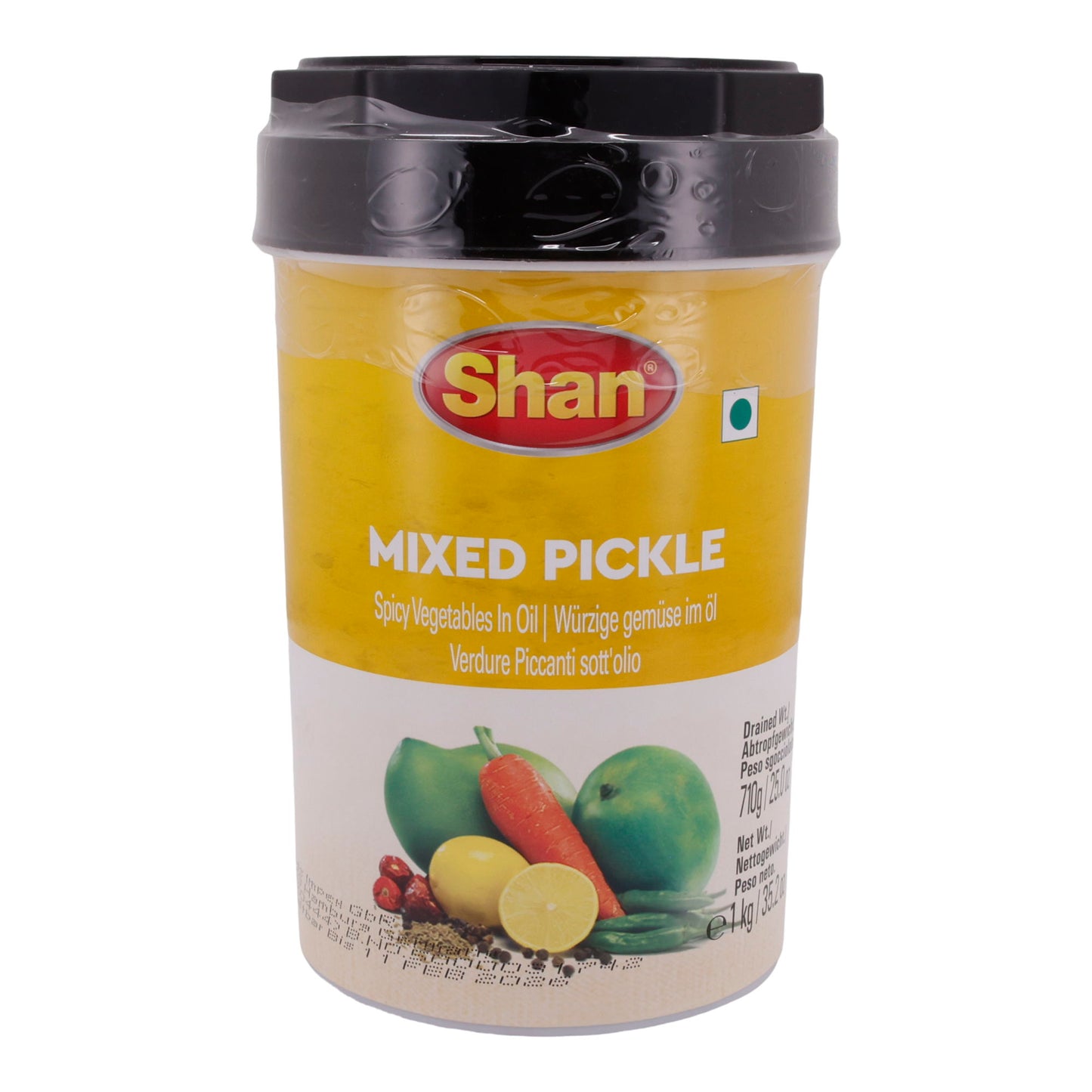 Karışık Turşu Shan | Baharatlı Karışım | Mango, Havuç, Limon ve Chili'den | 1Kg