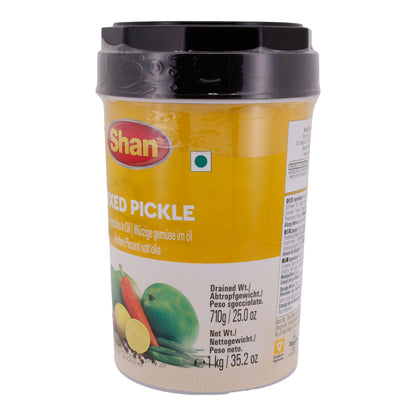 Karışık Turşu Shan | Baharatlı Karışım | Mango, Havuç, Limon ve Chili'den | 1Kg