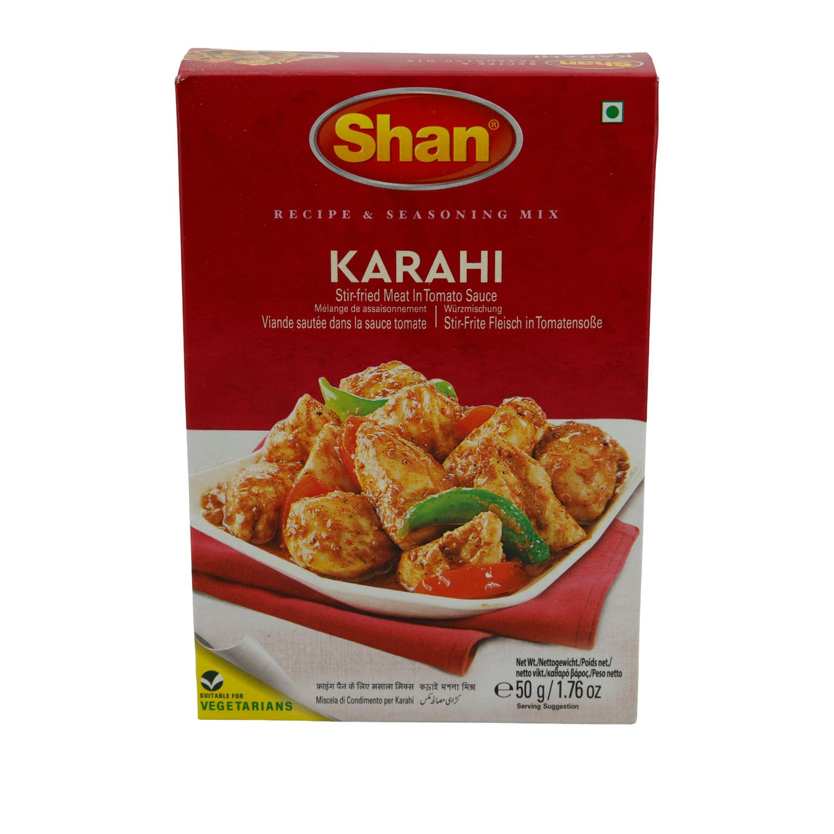 Gewürzmischung Shan | Karahi | Für Fleisch in Tomatensauce | 50g SHAN