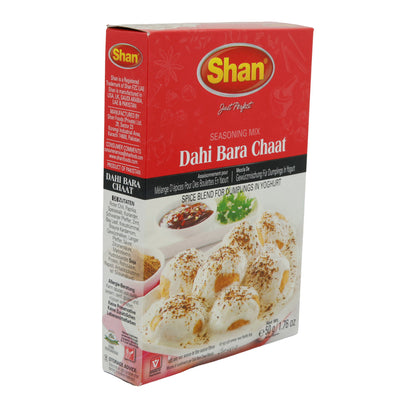 Dahi Bara Chaat Kruidenmix Shan | Pittige Mix | Voor Yoghurtballetjes | 50 g