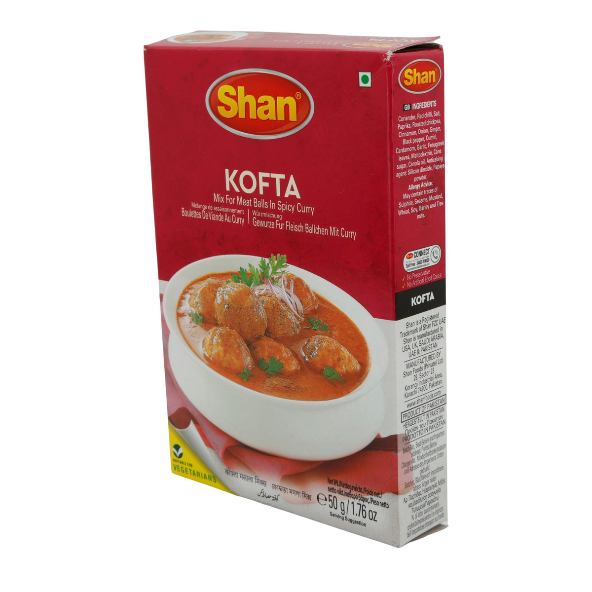 Gewürzmischung Shan | Kofta | Für Fleischbällchen in würziger Currysoße | 50 g SHAN