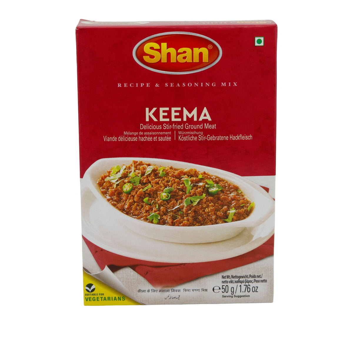 Gewürzmischung Shan | Keema | Für köstlich gebratenes Hackfleisch | 50 g SHAN