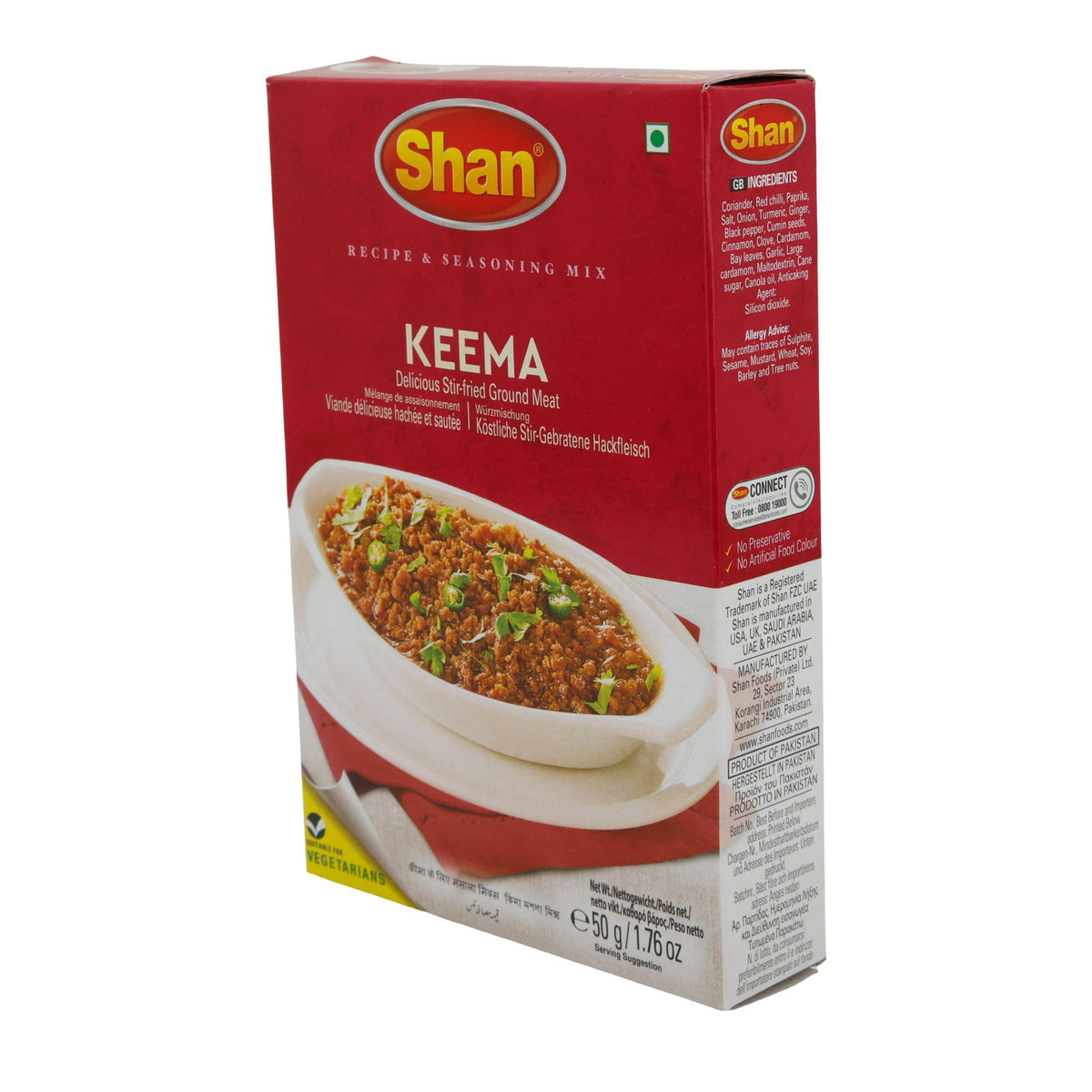 Gewürzmischung Shan | Keema | Für köstlich gebratenes Hackfleisch | 50 g SHAN
