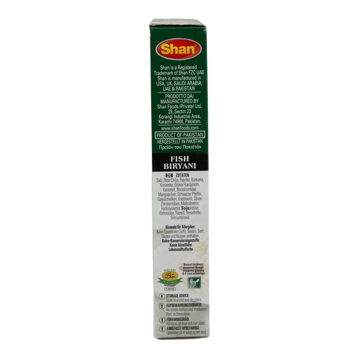Fish Biryani Gewürzmischung Shan | Aromatische Mischung | Für würzigen Fischpilaf | 50 g SHAN